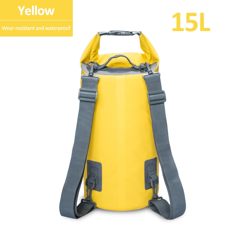 5L/15L/30L PVC Waterproof Bags Storage Dry Bag For Canoe Kayak Rafting Outdoor Sport Swimming Bags Travel Kit Sack Backpack