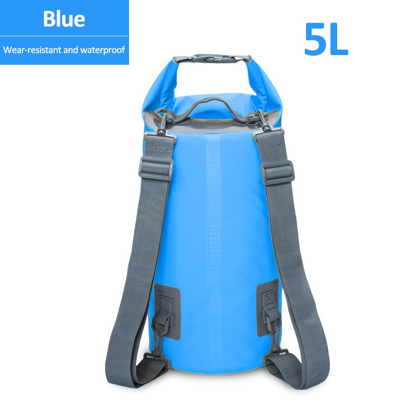 5L/15L/30L PVC Waterproof Bags Storage Dry Bag For Canoe Kayak Rafting Outdoor Sport Swimming Bags Travel Kit Sack Backpack