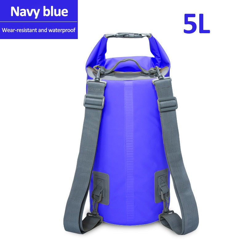 5L/15L/30L PVC Waterproof Bags Storage Dry Bag For Canoe Kayak Rafting Outdoor Sport Swimming Bags Travel Kit Sack Backpack