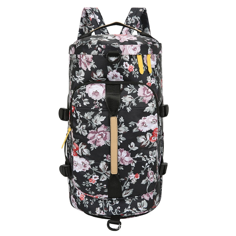 Large Travel Bucket Backpack Printing Moutaineering Bag Luggage Travel Duffle Carry On Rucksack Travelling Shoulder Bags XA107C