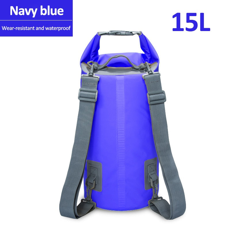 5L/15L/30L PVC Waterproof Bags Storage Dry Bag For Canoe Kayak Rafting Outdoor Sport Swimming Bags Travel Kit Sack Backpack