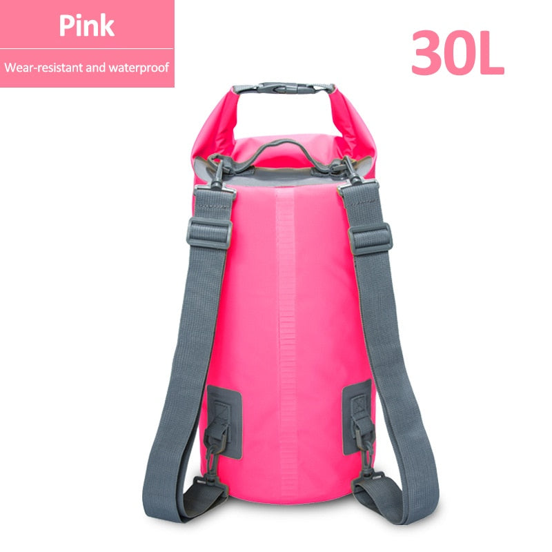 5L/15L/30L PVC Waterproof Bags Storage Dry Bag For Canoe Kayak Rafting Outdoor Sport Swimming Bags Travel Kit Sack Backpack