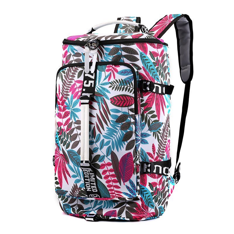 Large Travel Bucket Backpack Printing Moutaineering Bag Luggage Travel Duffle Carry On Rucksack Travelling Shoulder Bags XA107C