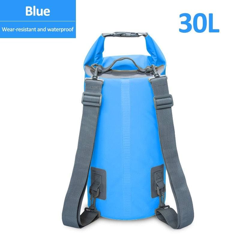 5L/15L/30L PVC Waterproof Bags Storage Dry Bag For Canoe Kayak Rafting Outdoor Sport Swimming Bags Travel Kit Sack Backpack