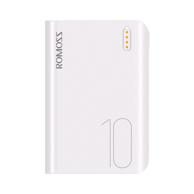 ROMOSS Sense4 Mini Power Bank 10000mAh Powerbank Portable External Battery Charger Mobile Phone For iPhone 13  For Xiaomi Huawei