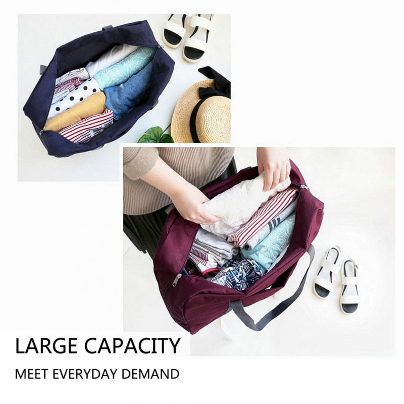 2022 New Nylon Foldable Travel Bags Unisex Large Capacity Bag Luggage Women WaterProof Handbags Men Travel Bags Dropshipping